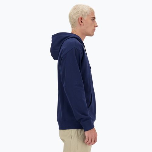 Мъжки суитшърт New Balance Small Logo French Terry Hoodie nb navy