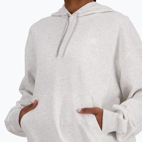 New Balance French Terry Small Logo Hoodie ash heather за жени
