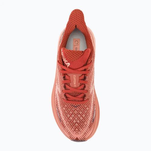 Дамски обувки за бягане HOKA Clifton 9 rust/earthenware