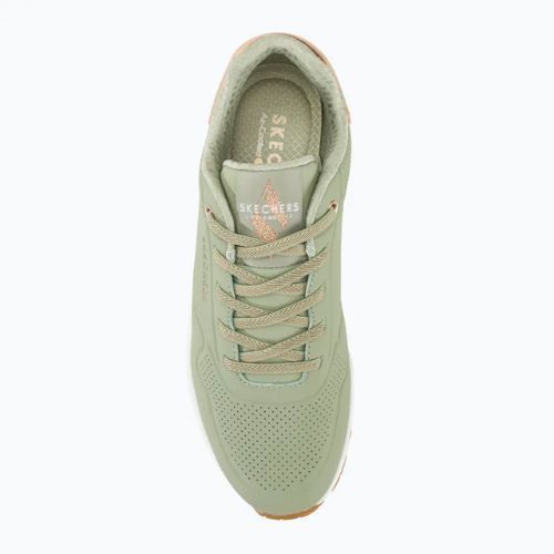 SKECHERS Uno Shimmer Away sage/rose gold/mesh дамски обувки