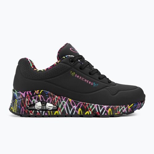 SKECHERS дамски обувки Uno Loving Love black