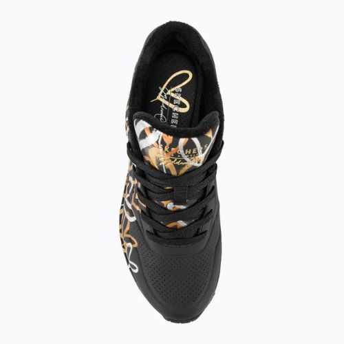 SKECHERS дамски обувки Uno Metallic Love black/metallic