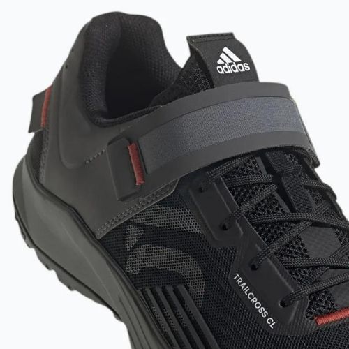 Мъжки MTB обувки за колоездене adidas FIVE TEN Trailcross Clip In core black/grey three/red