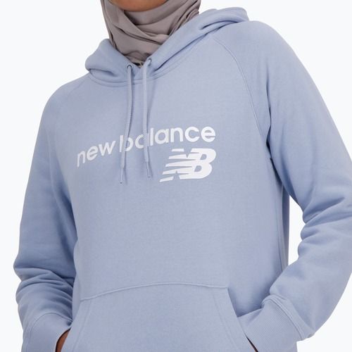 Дамска качулка New Balance Core Fleece Hoodie light purple