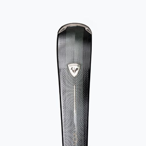 Дамски ски за спускане Rossignol Nova 10 + XP11 връзки черно/металическо зелено