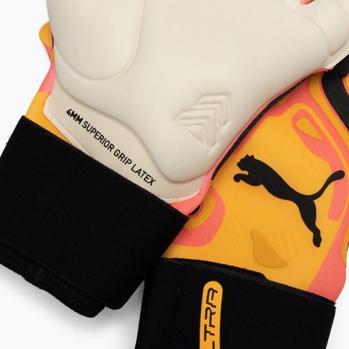 Вратарски ръкавици PUMA Ultra Ultimate Hybrid sunset glow/sun stream/puma black