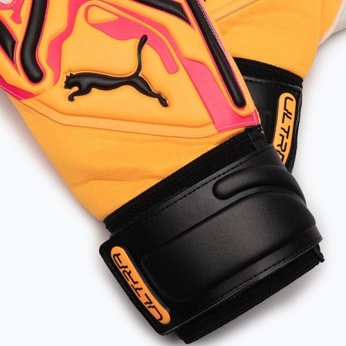 PUMA Ultra Pro RC вратарски ръкавици sunset glow/sun stream/puma black