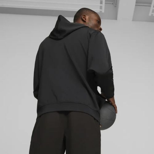 Мъжки суитшърт за тренировка PUMA Fit Double Knit FZ Hoodie puma black