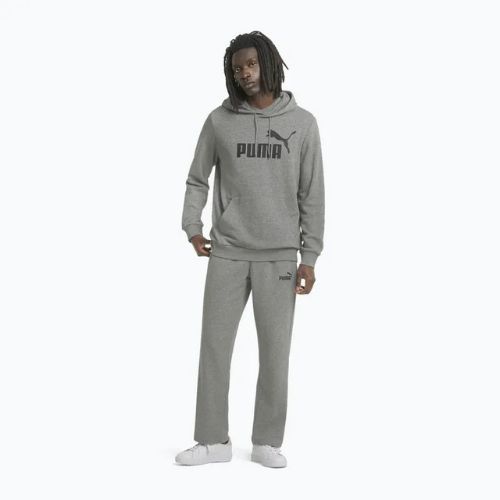 Мъжки суитшърт PUMA Essentials Big Logo Hoodie TR medium grey heather