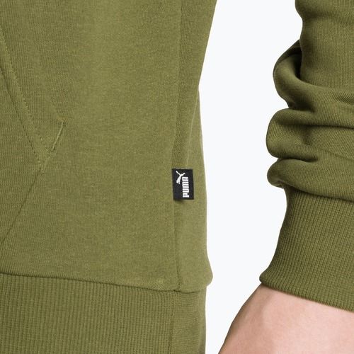 Мъжки суитшърт PUMA Essentials+ Two-Tone Big Logo Hoodie TR olive green