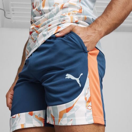 Мъжки футболни шорти PUMA Neymar JR Creativity Training ocean tropic/hot heat