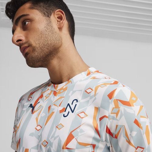 Мъжка футболна тениска PUMA Neymar JR Creativity Jersey puma white/hot heat