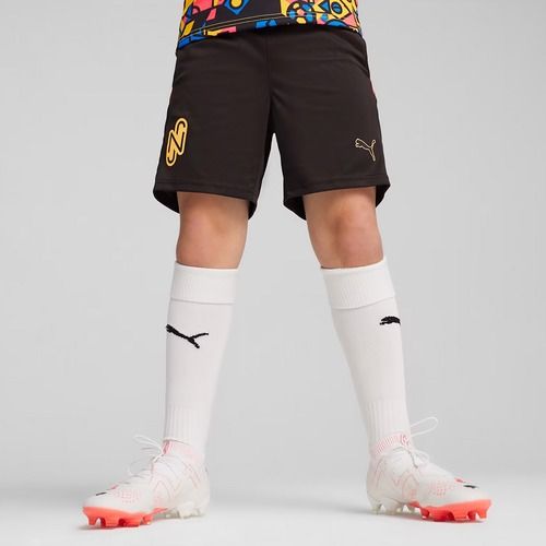 Детски футболни шорти PUMA Neymar Jr puma black/sunset glow