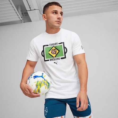 Мъжка футболна фланелка PUMA Neymar Jr Tee puma white