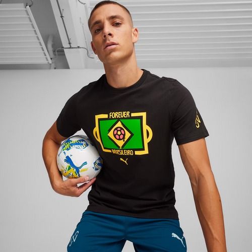 Мъжка футболна фланелка PUMA Neymar Jr Tee puma black