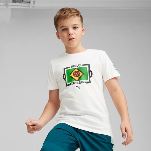 Детска футболна фланелка PUMA Neymar Jr Tee puma white