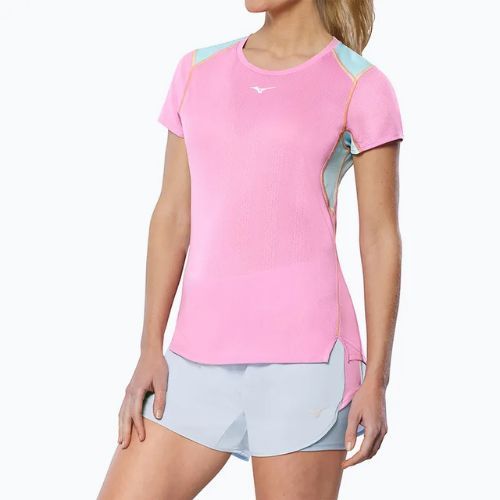 Дамска тениска за бягане Mizuno DryAeroFlow Tee lilac chiffon