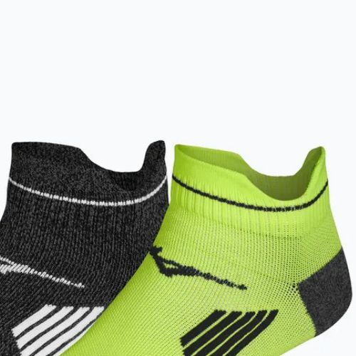 Mizuno Active Training Mid чорапи 2 чифта лайм/черно
