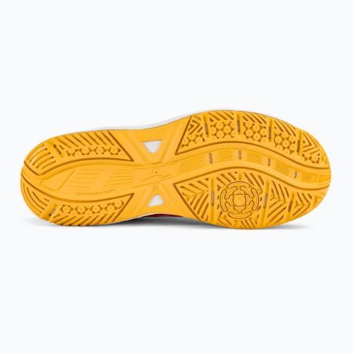 Детски обувки за хандбал Mizuno Stealth Star 2 Jr лъчисто червено/бяло/морковено къдрене