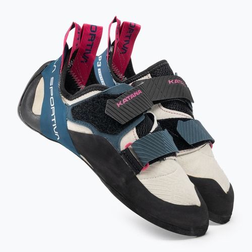 La Sportiva дамски обувки за катерене Katana white/storm blue