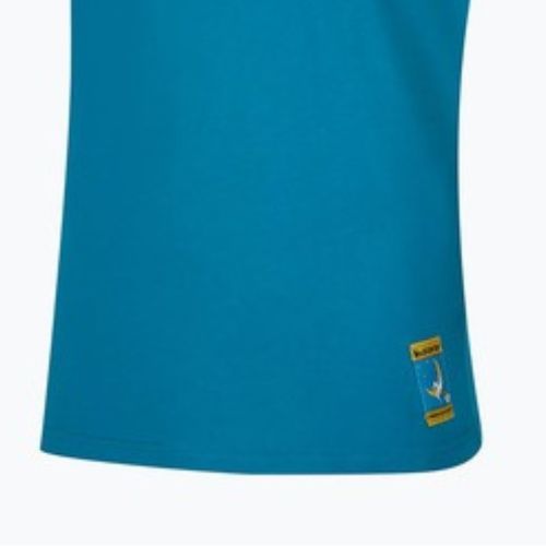 La Sportiva мъжка тениска Climbing on the Moon turchese/giallo