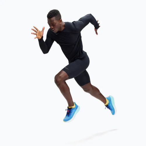 Мъжка блуза с дълъг ръкав за бягане HOKA Airolite Run black