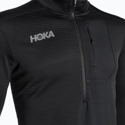 Мъжки суитшърт за бягане HOKA 1/2 Zip black
