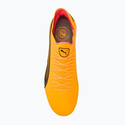 Футболни обувки PUMA King Ultimate Fg/Ag sun stream/puma black/sunset glow