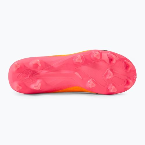 Детски футболни обувки PUMA Ultra Pro FG/AG Jr sunset glow/puma black/sun stream