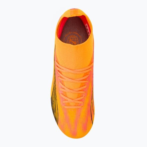 Детски футболни обувки PUMA Ultra Pro FG/AG Jr sunset glow/puma black/sun stream