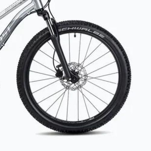 Детски велосипед GHOST Kato 24 Full Party silver chrome/dark silver chrome glossy