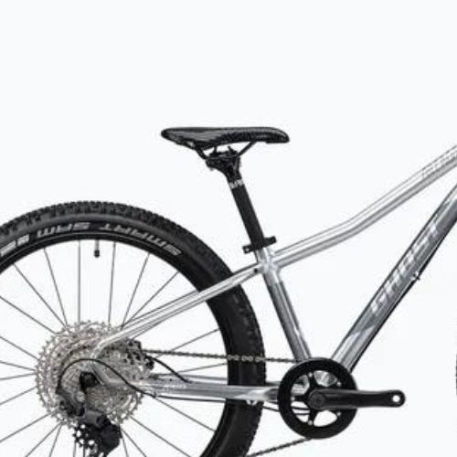 Детски велосипед GHOST Kato 24 Full Party silver chrome/dark silver chrome glossy