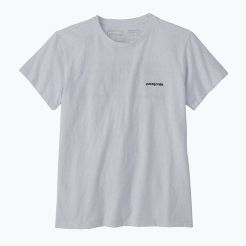 Дамска тениска за трекинг Patagonia P-6 Logo Responsibili-Tee white