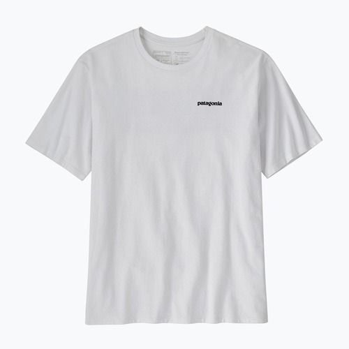 Мъжка тениска за трекинг Patagonia P-6 Logo Responsibili-Tee white