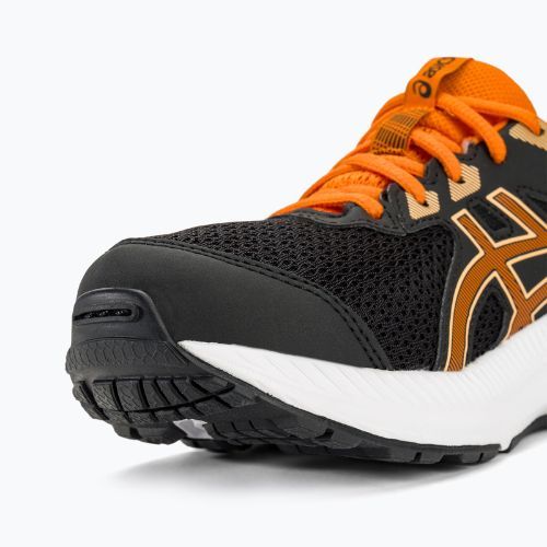 Детски обувки за бягане ASICS Contend 8 GS черни/ярко оранжеви