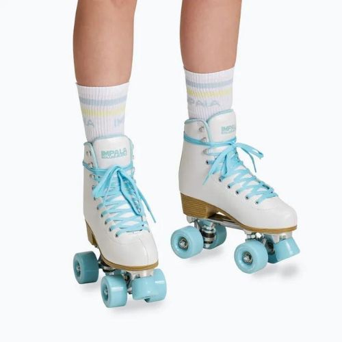 Дамски ролкови кънки IMPALA Quad Skate white ice