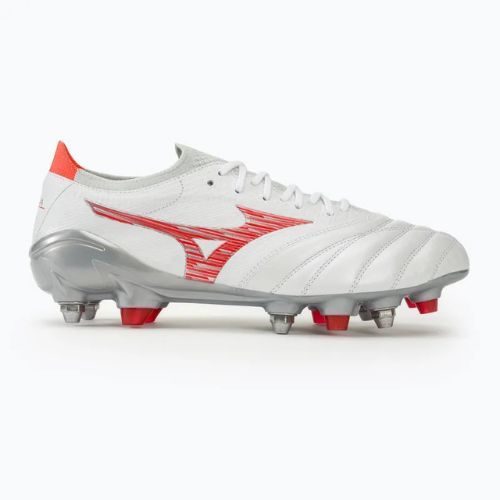 Мъжки футболни обувки Mizuno Morelia Neo IV Β Japan Mix white/radiant red/hot coral
