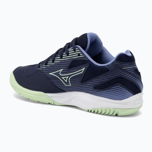 Детски волейболни обувки Mizuno Cyclone Speed 4 Jr eblue/tech green/lolite
