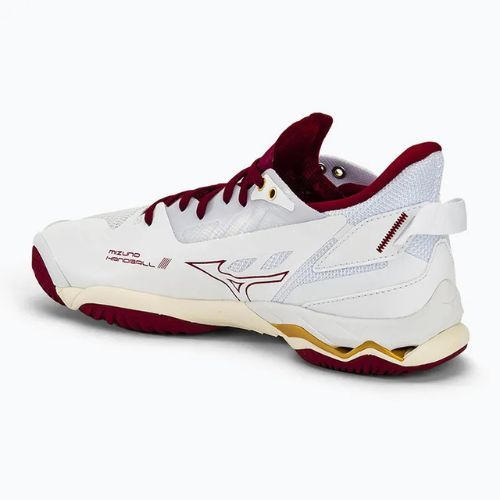 Дамски обувки за хандбал Mizuno Wave Mirage 5 white/cabernet/mp gold