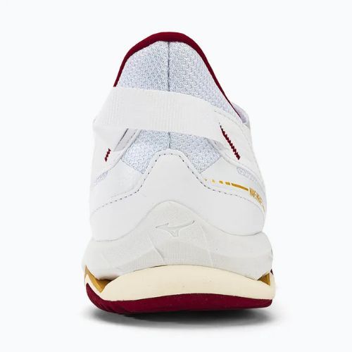 Дамски обувки за хандбал Mizuno Wave Mirage 5 white/cabernet/mp gold