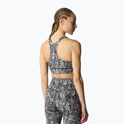 The North Face Flex Reversible asphalt grey abstract фитнес сутиен