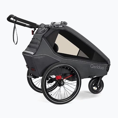 Ремарке за велосипед Qeridoo Kidgoo 1 dark steel grey