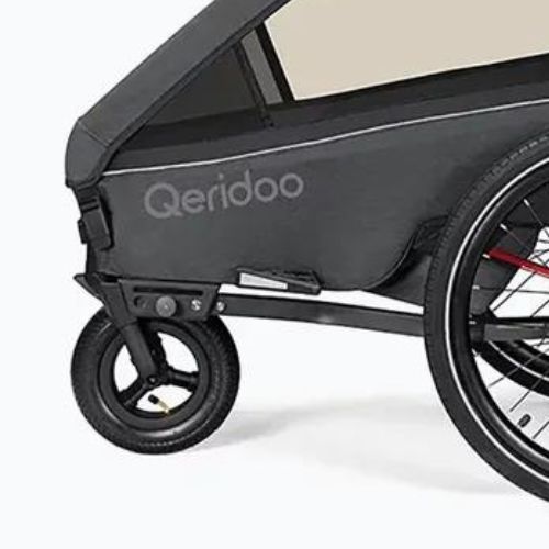 Ремарке за велосипед Qeridoo Kidgoo 2 dark steel grey