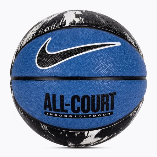 Баскетболна топка Nike Everyday All Court 8P Graphic Deflated star blue/ black/ white/ black размер 7