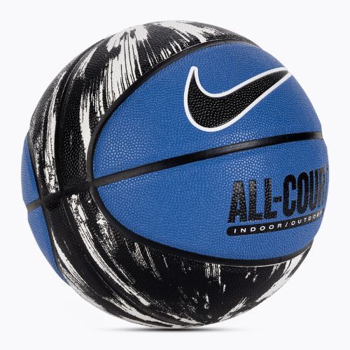 Баскетболна топка Nike Everyday All Court 8P Graphic Deflated star blue/ black/ white/ black размер 7