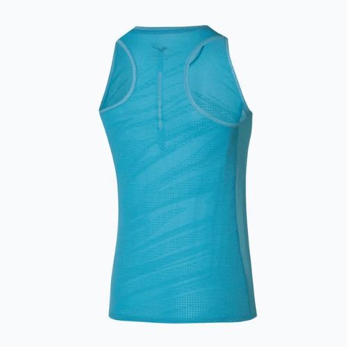 Дамски потник за бягане Mizuno Aero Tank maui blue