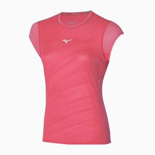 Дамска тениска за бягане Mizuno Aero Tee sunkissed coral