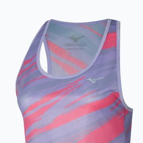 Дамски потник за бягане Mizuno DAF Graphic Tank pastel lilac