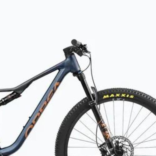 Планински велосипед Orbea Oiz H30 2024 moondust blue / leo orange