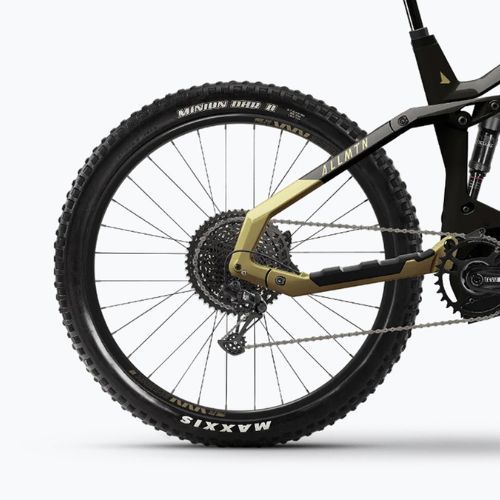 Електрически велосипед Haibike Allmnt CF 8 750 Wh black/gold gloss